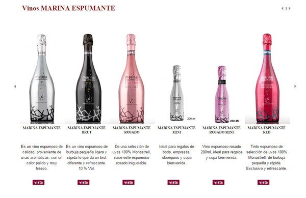 Весь ассортимент пенистых/газированных вин
