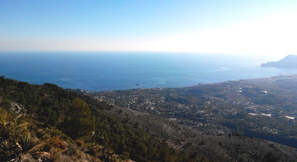 Вид с горы Берния