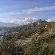 Дорога в верхней площадке старта