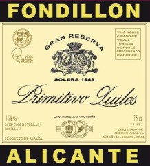 Primitivo Quiles - один из лучших производителей фондильона