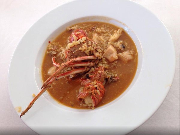 рис с бульоном и омаром, ресторна La Ponderosa в Эль Кампельо, фото со страницы tripadvisor ресторана