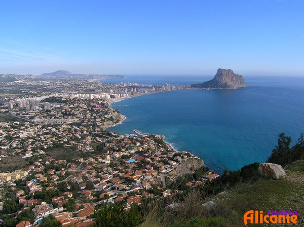 Кальпе, Ифач, Ифак, скала